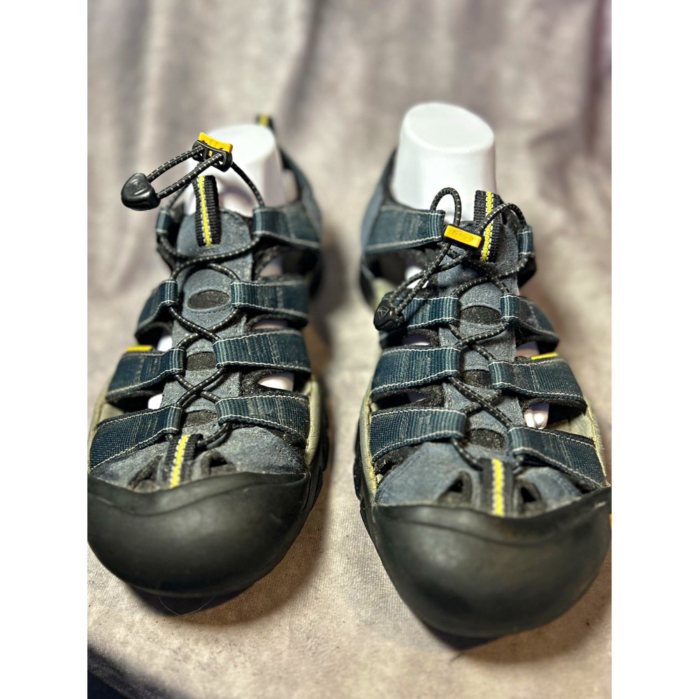 KEEN Newport H2 Men's Size 11 Sport Sandals Waterproof Closed Toe Blue Gray